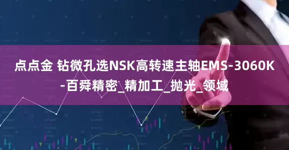 点点金 钻微孔选NSK高转速主轴EMS-3060K-百舜精密_精加工_抛光_领域