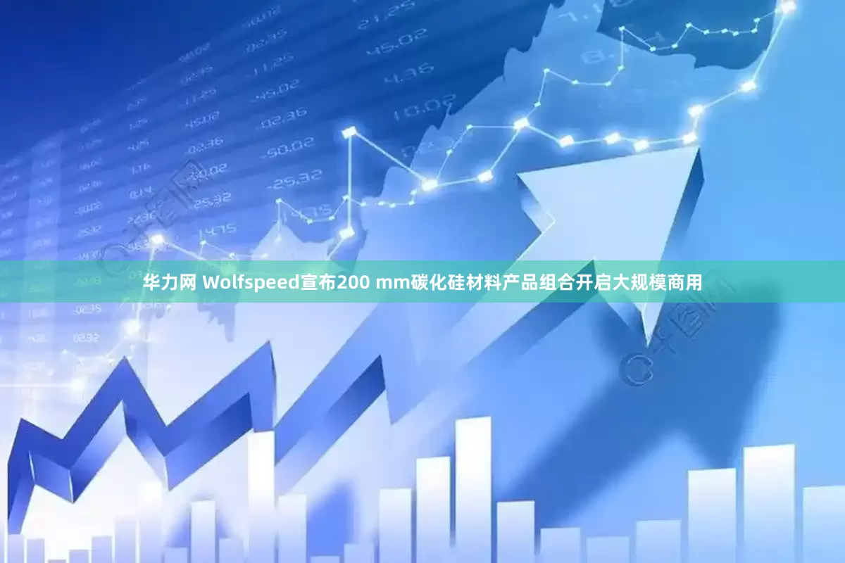 华力网 Wolfspeed宣布200 mm碳化硅材料产品组合开启大规模商用