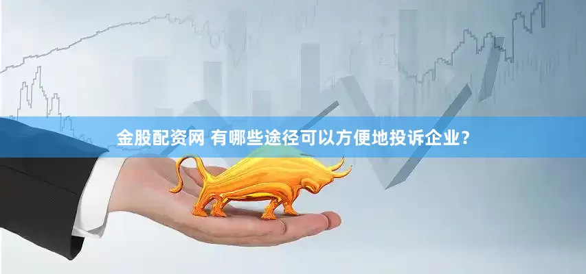 金股配资网 有哪些途径可以方便地投诉企业？
